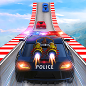 Police Car Racing Mega Ramp เวอร์ชันมือถือ