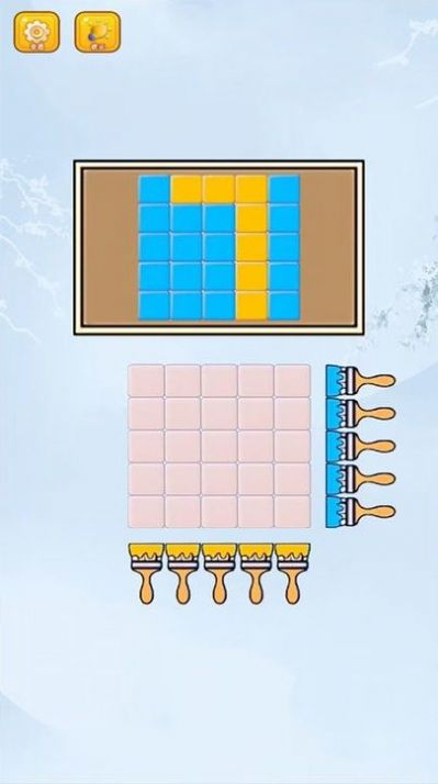 Block coloring master game