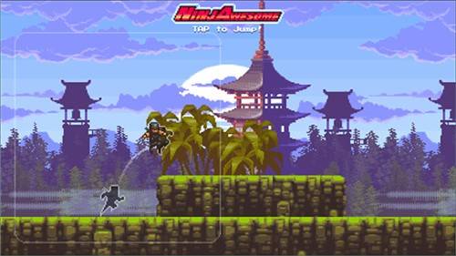 Pixel Ninja Parkour Game