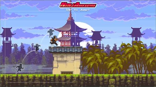 Pixel Ninja Parkour Game