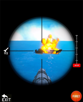 Lone Wolf Battleship Commander Game