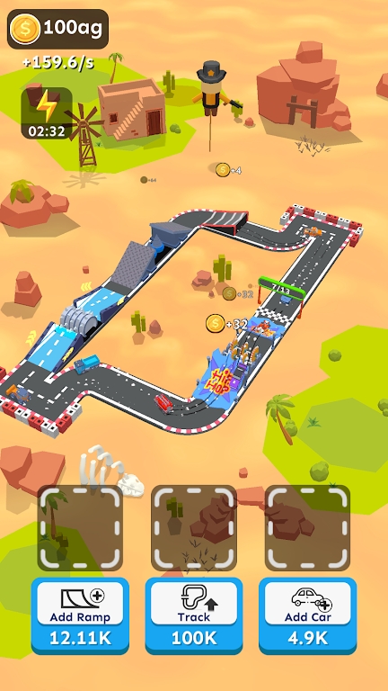 Merge Stunt Tracks Game