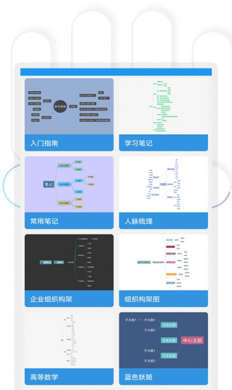 Quick mind mapping app