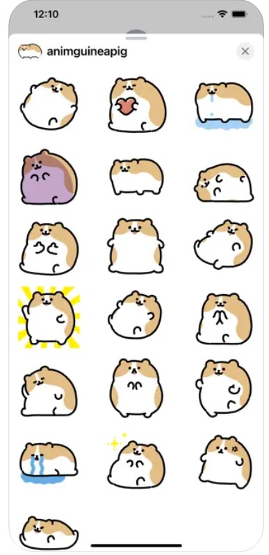 Anime Guinea Pig Sticker Software Free Version