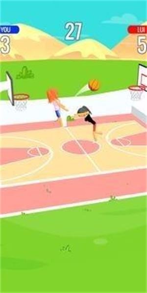 Соревнования по данку Stickman Slam Dunk