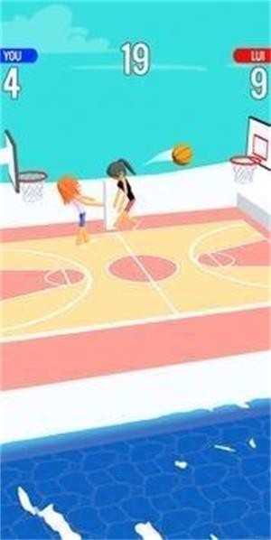 Соревнования по данку Stickman Slam Dunk