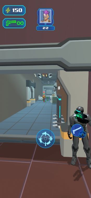 Robot Police Shooting Mobile Version