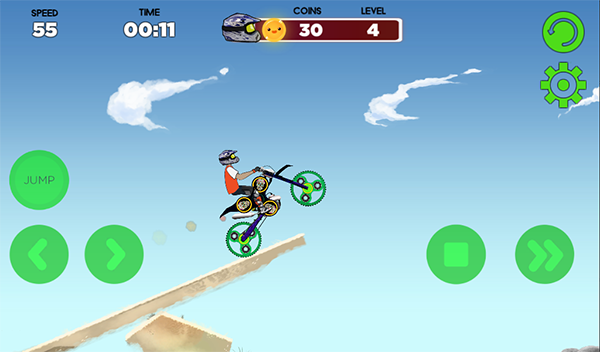 Extreme motorcycle endurance race mobile version