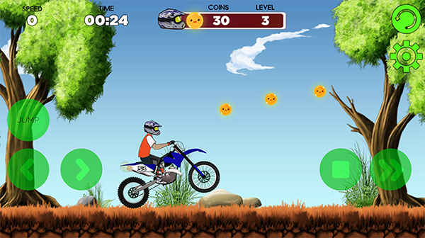 Extreme motorcycle endurance race mobile version