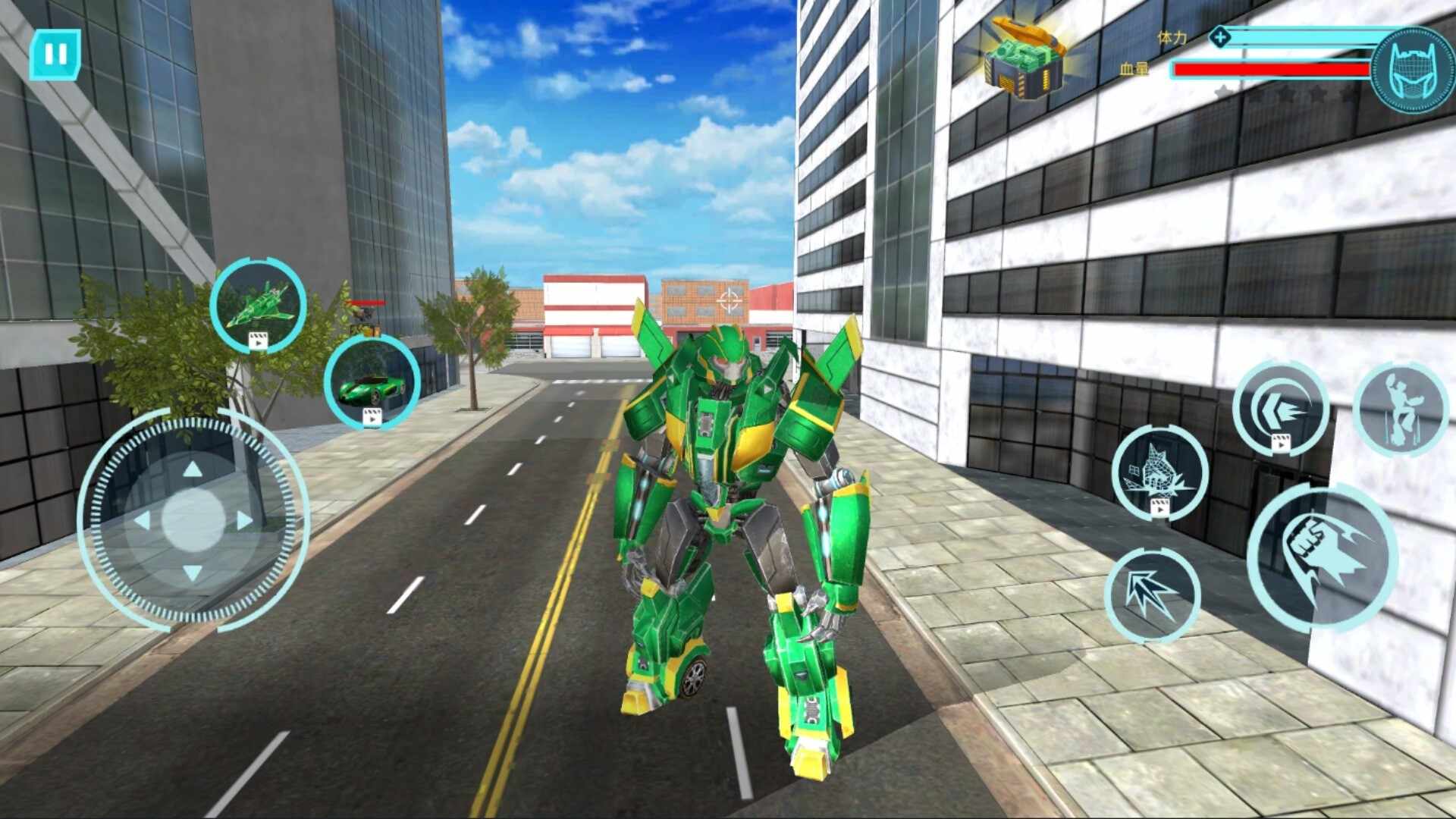 Transform Robot Warrior Mobile-Version