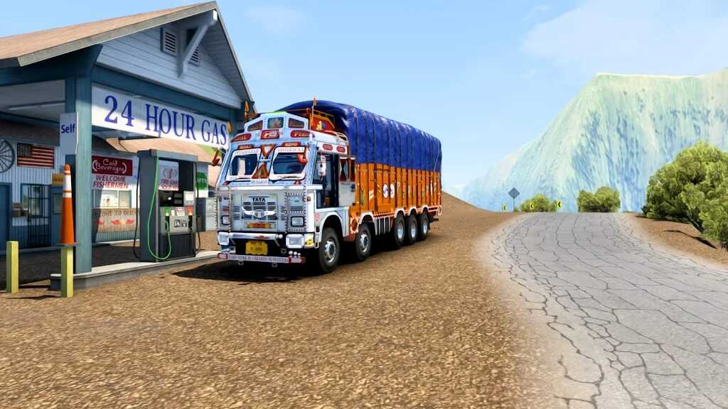 Indian truck cargo transport game mobile version