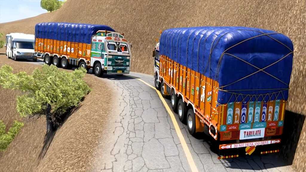 Indian truck cargo transport game mobile version