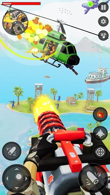 Подлинная игра-стрелялка Gunship Gunner