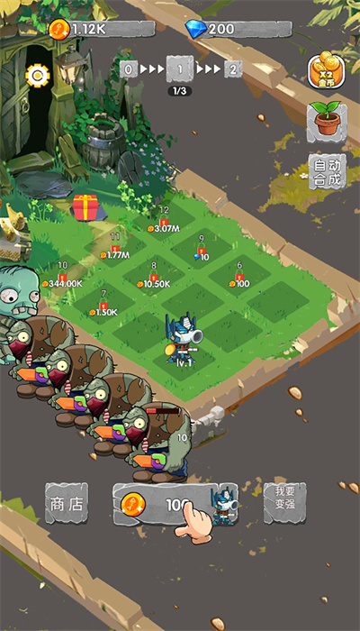 Versión móvil de Plant Attack Monster Battle