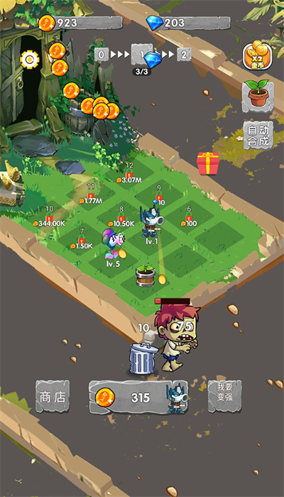 Versión móvil de Plant Attack Monster Battle