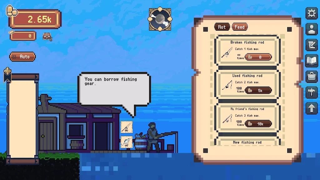 Pixel Harbor Fishing Game Chinese Version