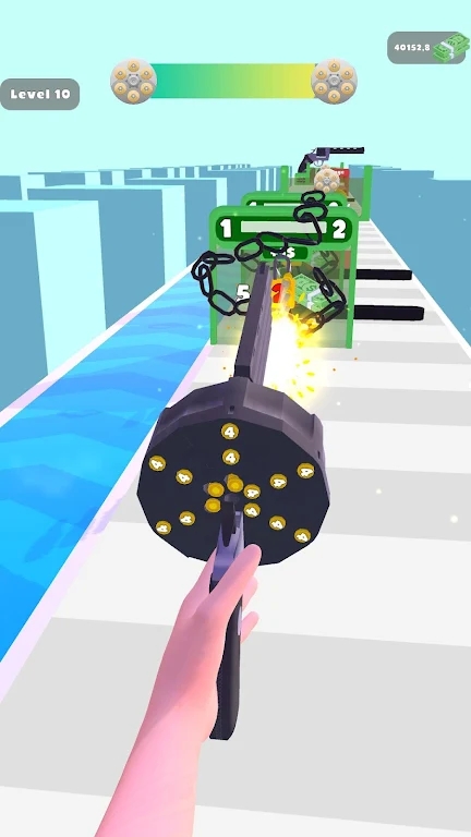 The latest version of the revolver weapon upgrade game