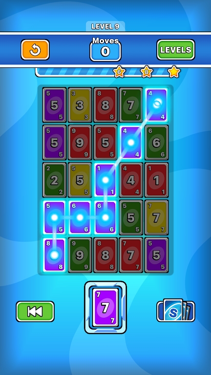 Multiple number connection game