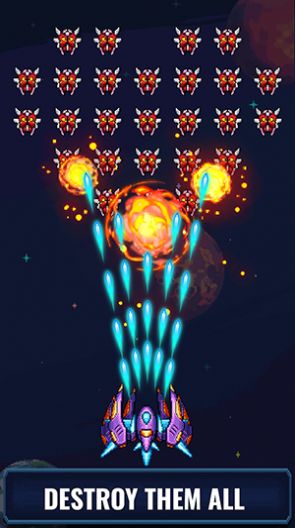 Versi Seluler Galaxy Invaders Alien Shooter