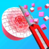 Cut everything game with hand knife