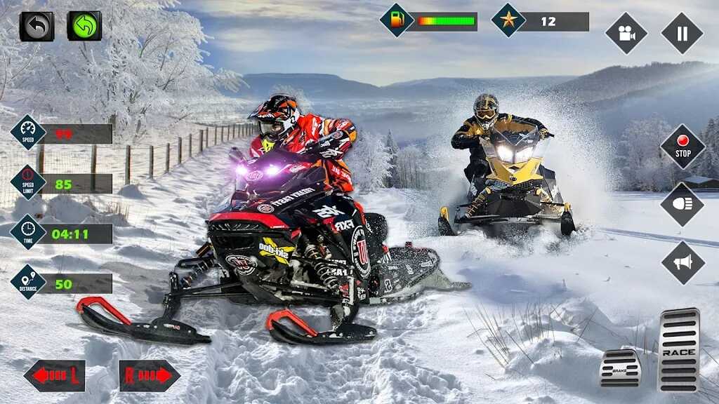 Snowmobile Simulator Mobile Version