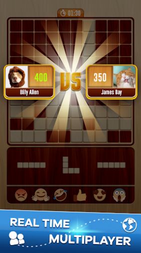 Woody Battle Block Puzzle Dual mobile version