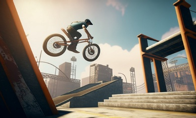 لعبة BMX المثيرة النسخة المحمولة