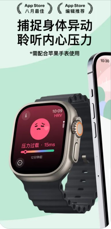 StressWatch压力自测提醒app