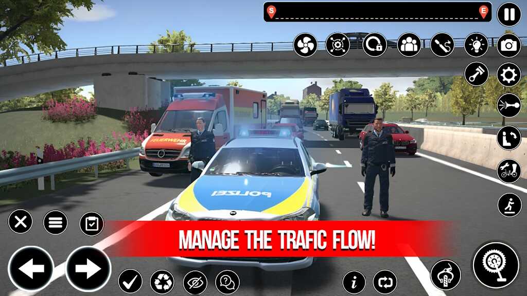 Police Car Chase Thief Racing Game Chinese Version