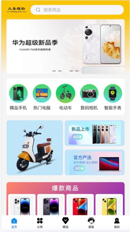 Dasheng rental mobile platform