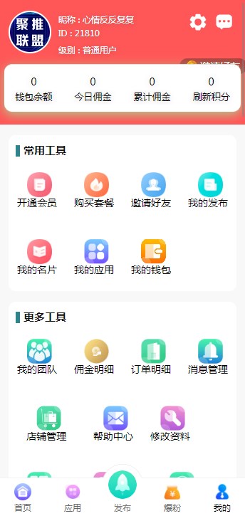 聚推联盟服务商版源码app免费