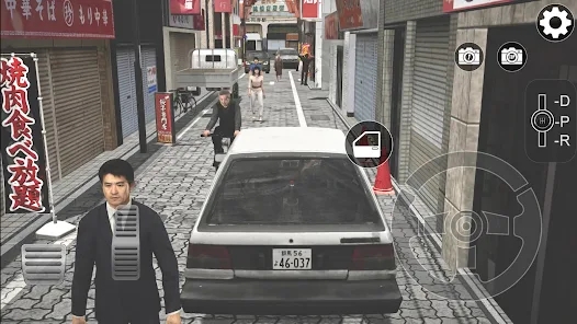 Tokyo driving simulation shopping street escape 3D Chinese version game (Tokyo Narrow Dri