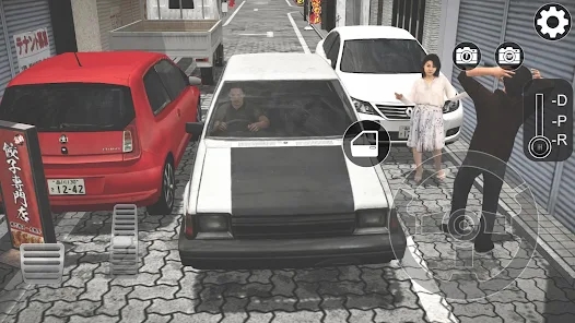 Tokyo driving simulation shopping street escape 3D Chinese version game (Tokyo Narrow Dri