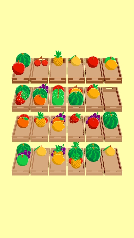 Rearranged fruit game