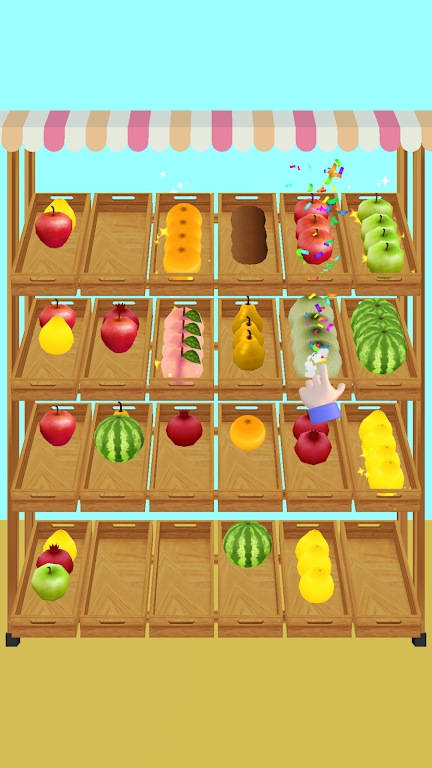 Rearranged fruit game