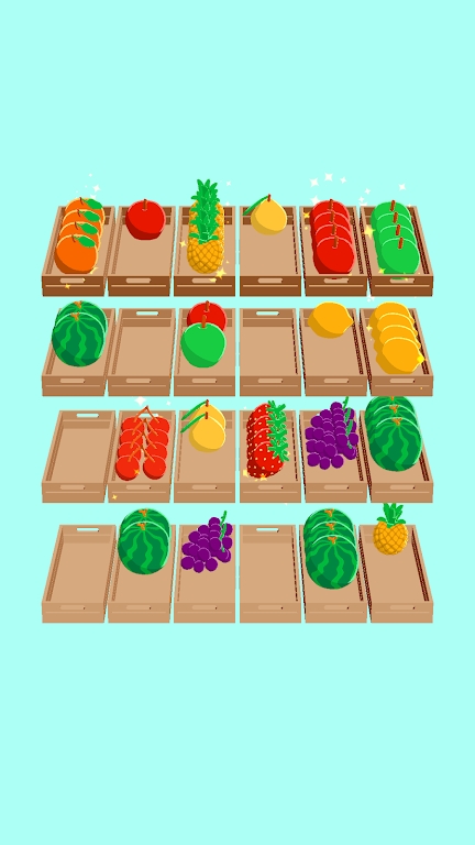 Rearranged fruit game