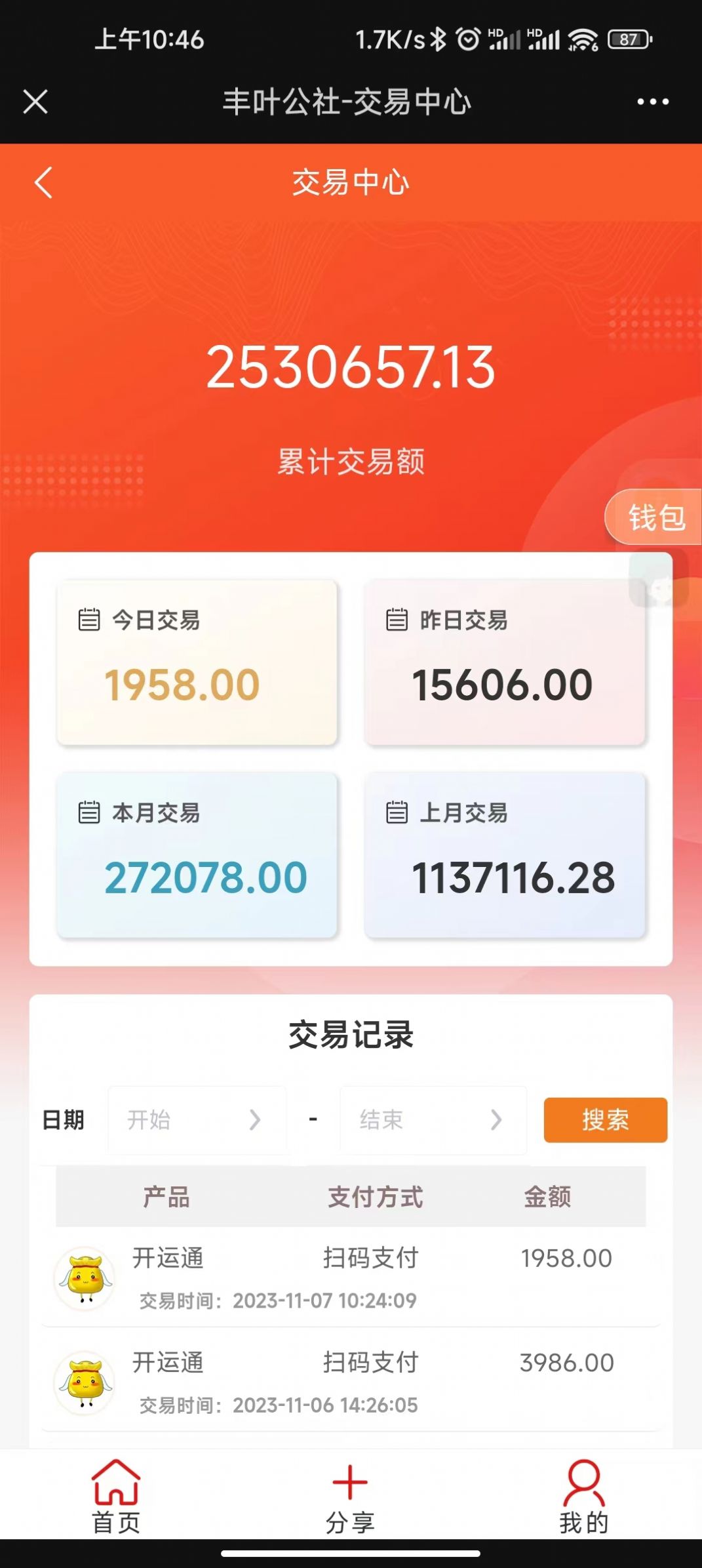 Fengye Commune payment aggregation collection