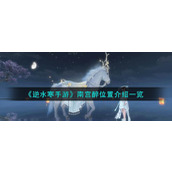 "Nishuihan Mobile Game" Nangongzui location introduction list