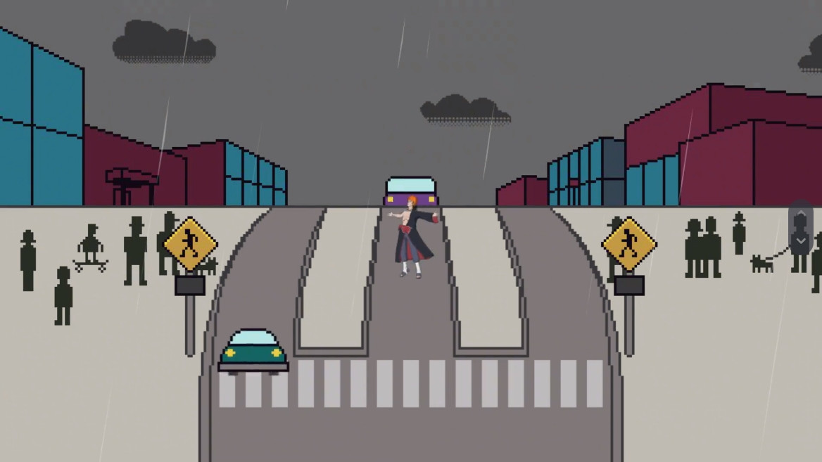 Naruto Crossing the Road Homemade Game Mobile Version