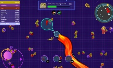 neon snake neon snake game