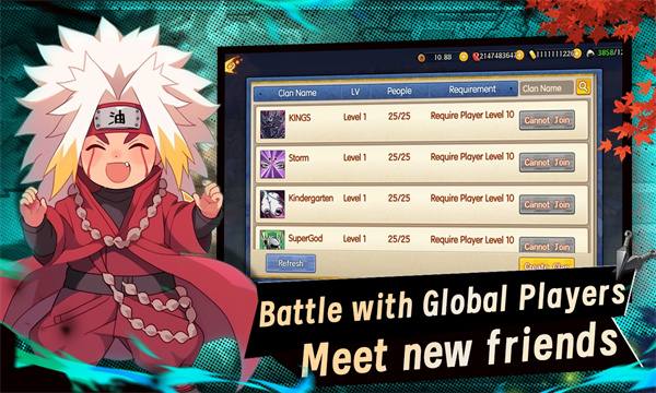 Versi terbaru dari game mobile perbuatan heroik Naruto (Tales of Gallant)