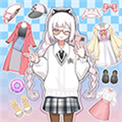 The latest version of the built-in menu of Dimensional Dress Up Girl