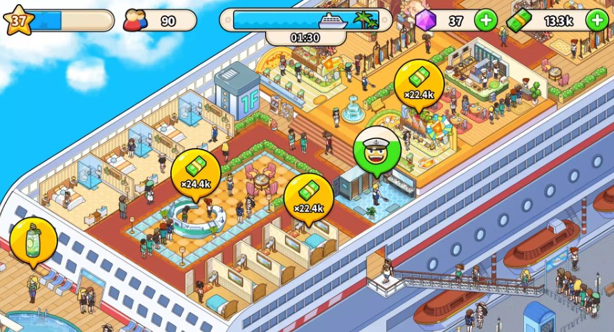 My luxury cruise game mobile version