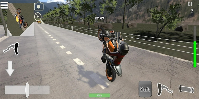 Motorcycle Stunt King Mobile Version