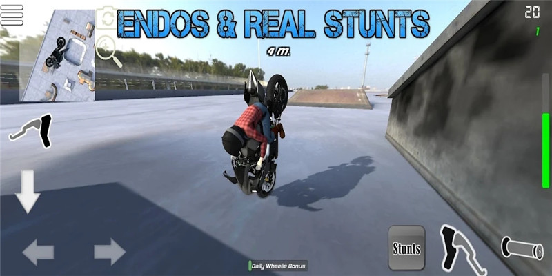 Motorcycle Stunt King Mobile Version