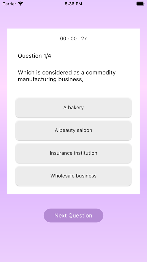 Commerce Quiz Qpp测试软件安卓版