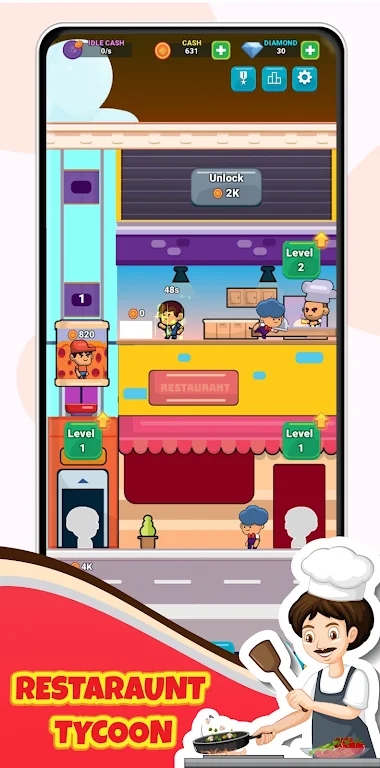 Idle Manager Restaurant Tycoon الإصدار الأخير