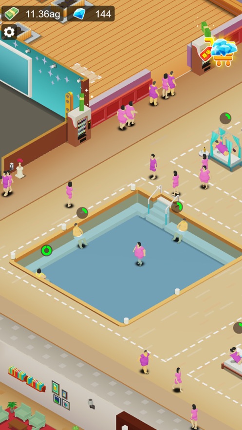 Bath Center Simulator Game