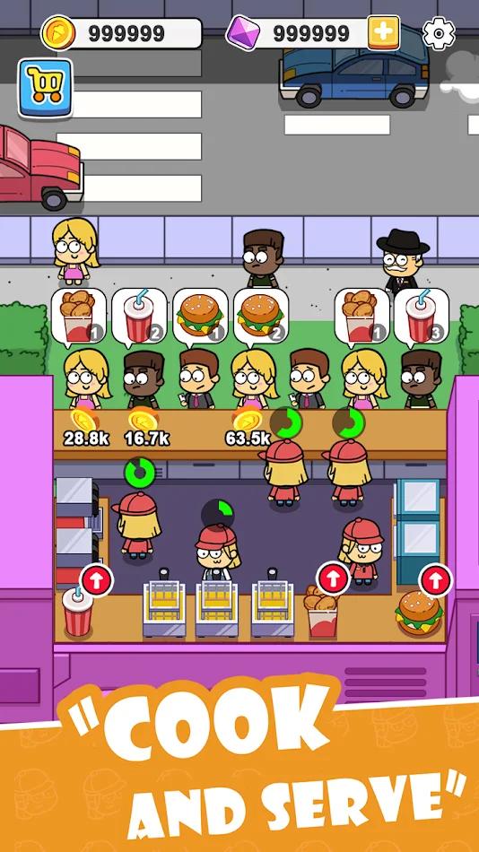 Idle Food Bar Chinese version mobile game