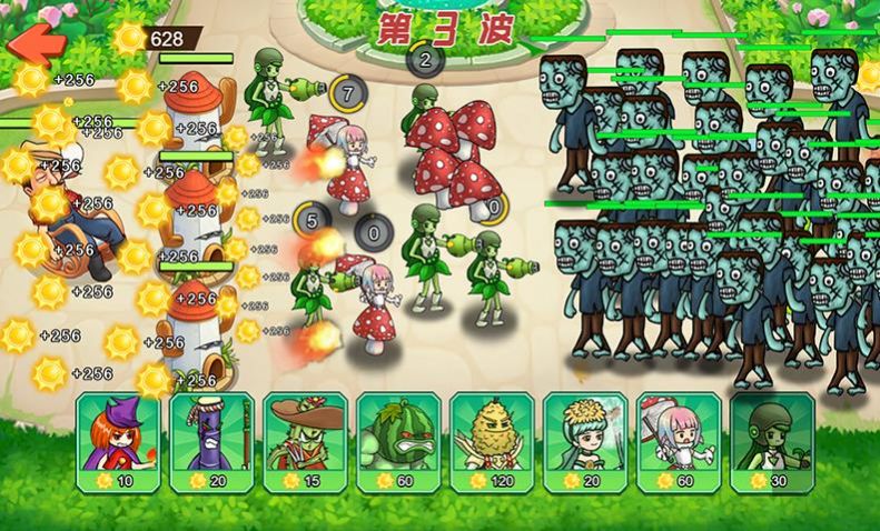 Plant Evolution combat les zombies et Pea Girl dernière édition